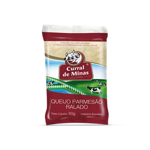 CURRAL DE MINAS QUEIJO RALADO PARMESAO 50G