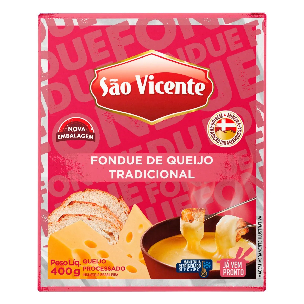 FONDUE DE QUEIJO SAO VICENTE 400G
