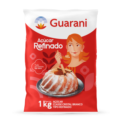 AÇÚCAR REFINADO GUARANI 1KG