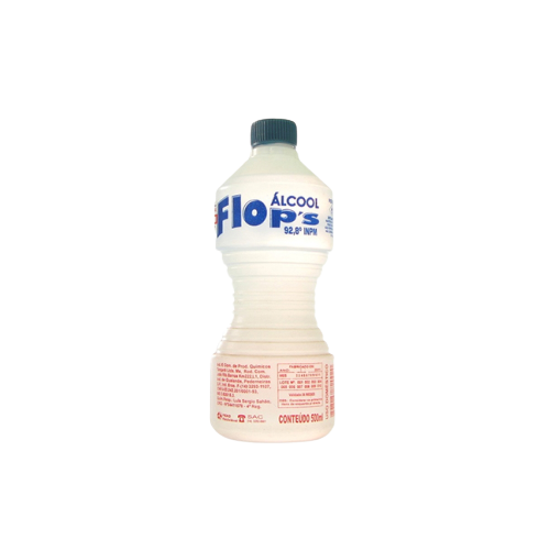 ALCOOL FLOPS 92,8 INPM 500ML