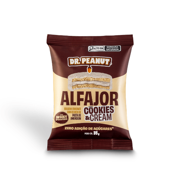 ALFAJOR DR PEANUT COOKIES E CREAM 35G