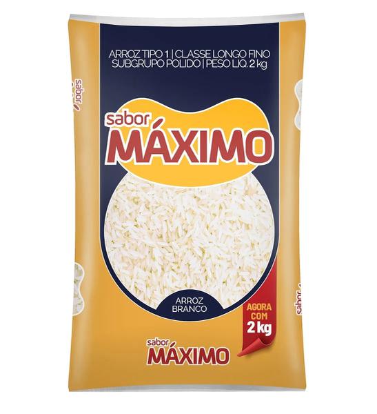 ARROZ MAXIMO BRANCO TP1 2KG