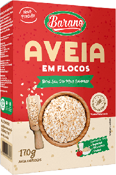 AVEIA BARANO 170G EM FLOCOS