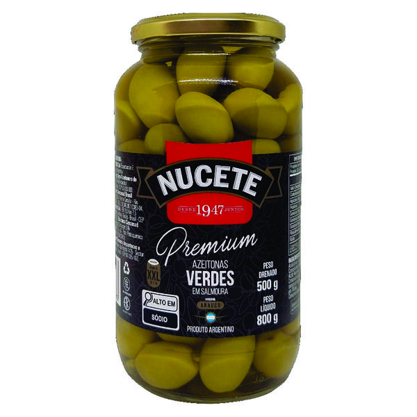 AZEITONA NUCETE VERDE C CAROCO 500G