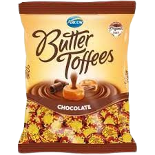 BALA ARCOR BUTTER TOFFEES 53% CACAU 90G
