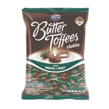 BALA ARCOR BUTTER TOFFEES 53% MENTA 90G
