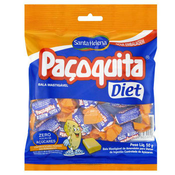 BALA PAÇOQUINHA ZERO AÇUCAR 50G