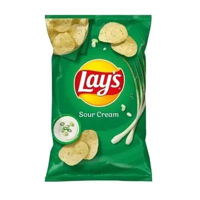 BATATA LAYS ELMA CHIPS 35G SOUR CREAM