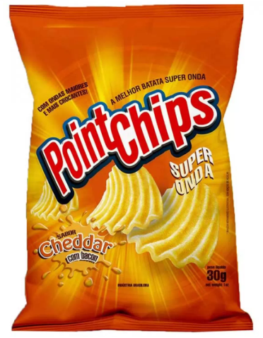 BATATA LISA POINTCHIPS 30G CHEDDAR
