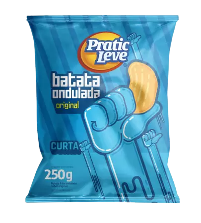 BATATA PRATIC LEVE ONDULDA NATURAL 170 G