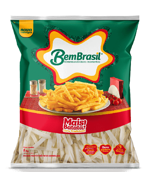 BEM BRASIL BATATA PRE FRITA CONG 1KG