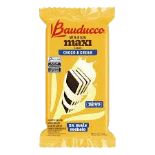 BISC BAUDUCCO WAFER MAXI CHOCO E CREAM 104G