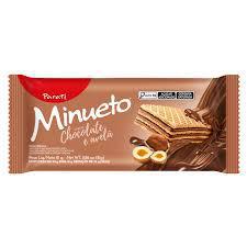 BISC MINUETO WAFER CHOCOLATE E AVELÃ 81G