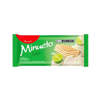 BISC MINUETO WAFER LIMÃO 81G