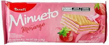 BISC MINUETO WAFER MORANGO 81G