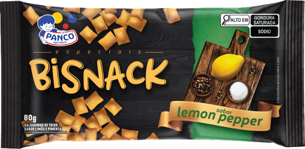 BISC PANCO BISNACK LEMON PEPPER 80G