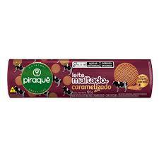 BISC PIRAQUE LEITE MALTADO CARAMELIZADO 132G