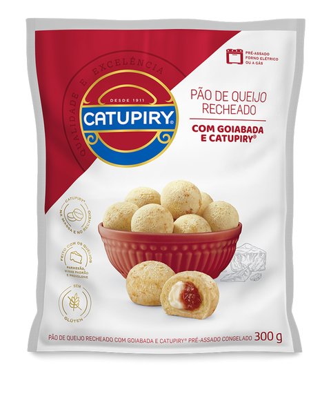 CATUPIRY PAO DE QUEIJO C/ GOIABADA E CATUPIRY 300G