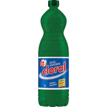 CLORAL AGUA SANITARIA 1L
