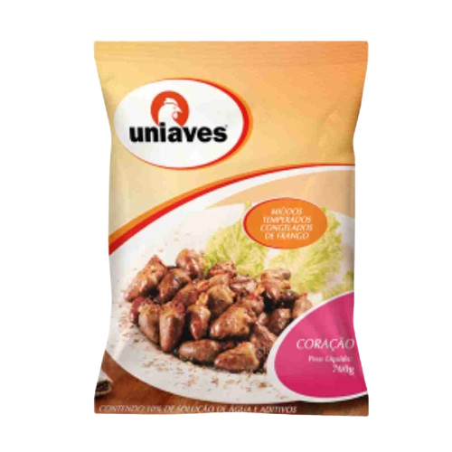 CORACAO DE FRANGO TEMPERADO UNIAVES 700G