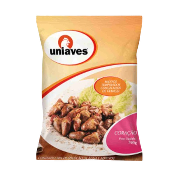 CORACAO DE FRANGO TEMPERADO UNIAVES 700G