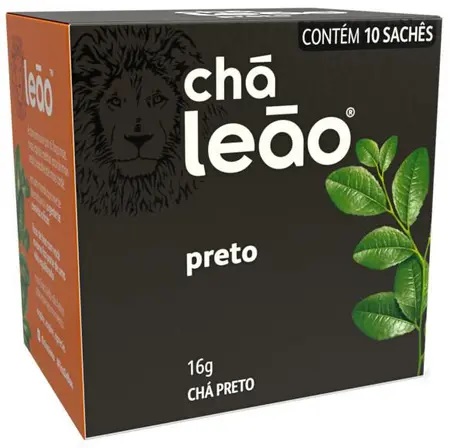 CHÁ LEÃO 16G PRETO
