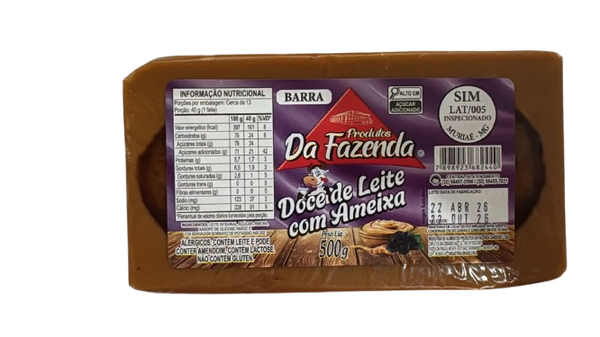 DOCE DE LEITE PRODUTOS DA FAZENDA 500G AMEIXA