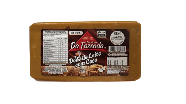 DOCE DE LEITE PRODUTOS DA FAZENDA 500G COCO