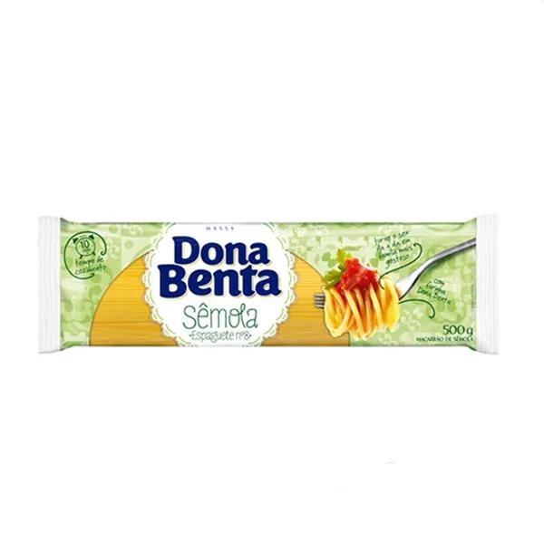 ESPAGUETE SÊMOLA DONA BENTA 500G
