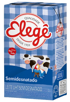 LEITE SEMI DESNATADO ELEGÊ 1L