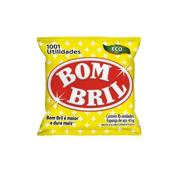ESPONJA LÃ AÇO BOMBRIL 6UND 45G