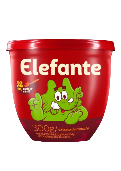 EXTRATO DE TOMATE ELEFANTE 300G