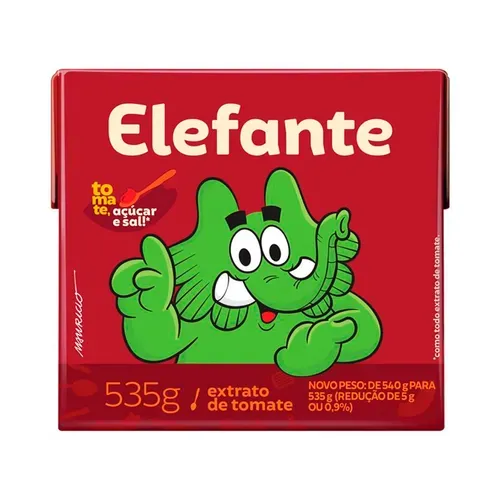 EXTRATO DE TOMATE ELEFANTE TETRA 535G
