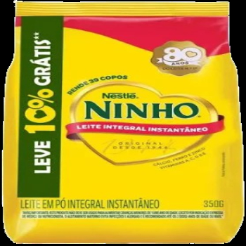 LEITE EM PO NINHO INTEGRAL INST 10% SACHE 350G