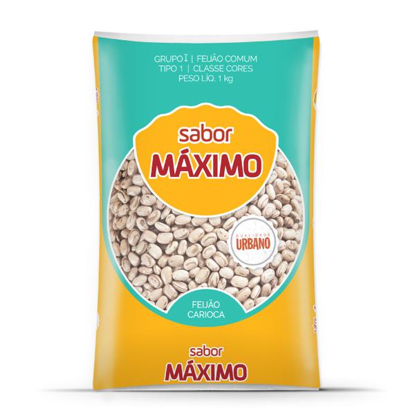 FEIJÃO CARIOCA MÁXIMO 1KG
