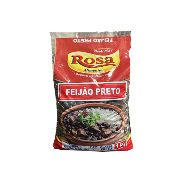 FEIJÃO PRETO ROSA 1KG