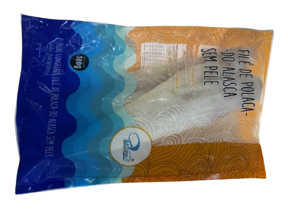 FILÉ DE POLACA DO ALASCA SEM PELE SEAPRO 500G