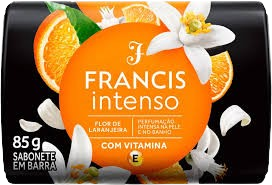FRANCIS SABONETE INTENSO 85G FLOR DE LARANJEIRA LARANJA