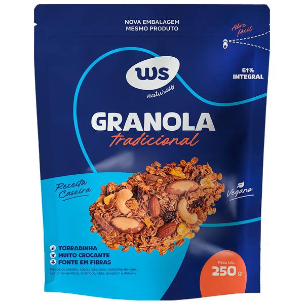 GRANOLA TRADICIONAL WS NATURAIS 250G