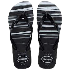 HAVAIANA TOP BASIC PRETO/BRANCO 39/40