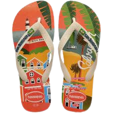 HAVAIANAS TOP POSTCARD BEGE PALHA 35/36