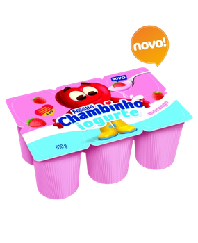 IOGURTE NESTLE CHAMBINHO MORANGO 510G BDJ