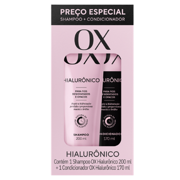 KIT OX SH 200ML+COND 170 ML HIALURONICO