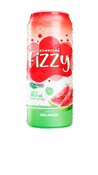 KOMBUCHA FIZZY MELANCIA 350ML ZERO ALCOOL