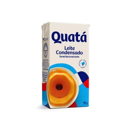 LEITE CONDENSADO SEMI DESNATADO QUATÁ 395G TP