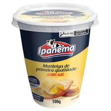 MANTEIGA IPANEMA COM SAL 500G POTE