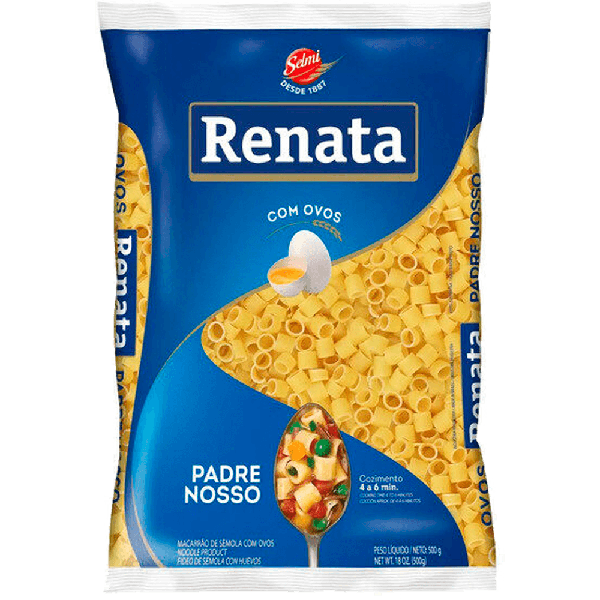 MASSA PADRE NOSSO RENATA COM OVOS 500G