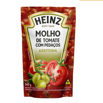 MOLHO DE TOMATE HEINZ 240G AZEITONA