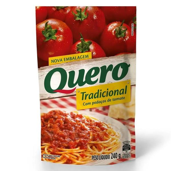 MOLHO DE TOMATE QUERO 240G TRADICIONAL