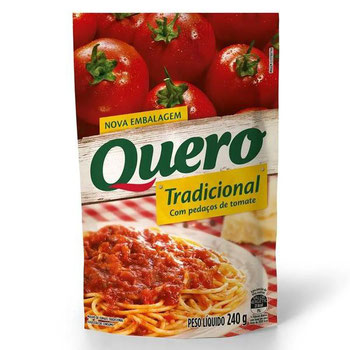 MOLHO DE TOMATE QUERO 240G TRADICIONAL
